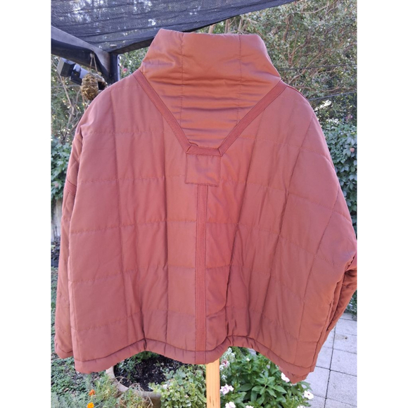 POL Rust Quilted Puffer Jacket Size L EUC - Picture 6 of 16